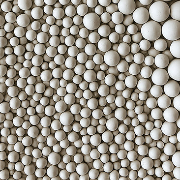 White Ceramic Balls (per pound)