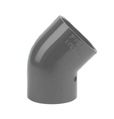8" Schedule 80 PVC 45 Elbow FPT 817-080