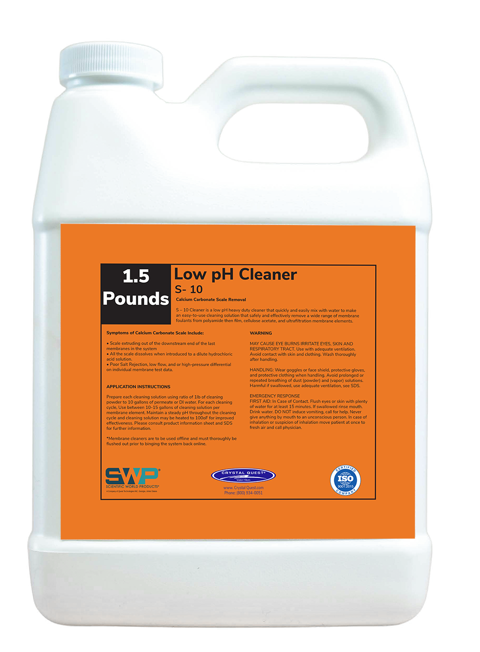 1.5 Pounds Low pH Cleaner